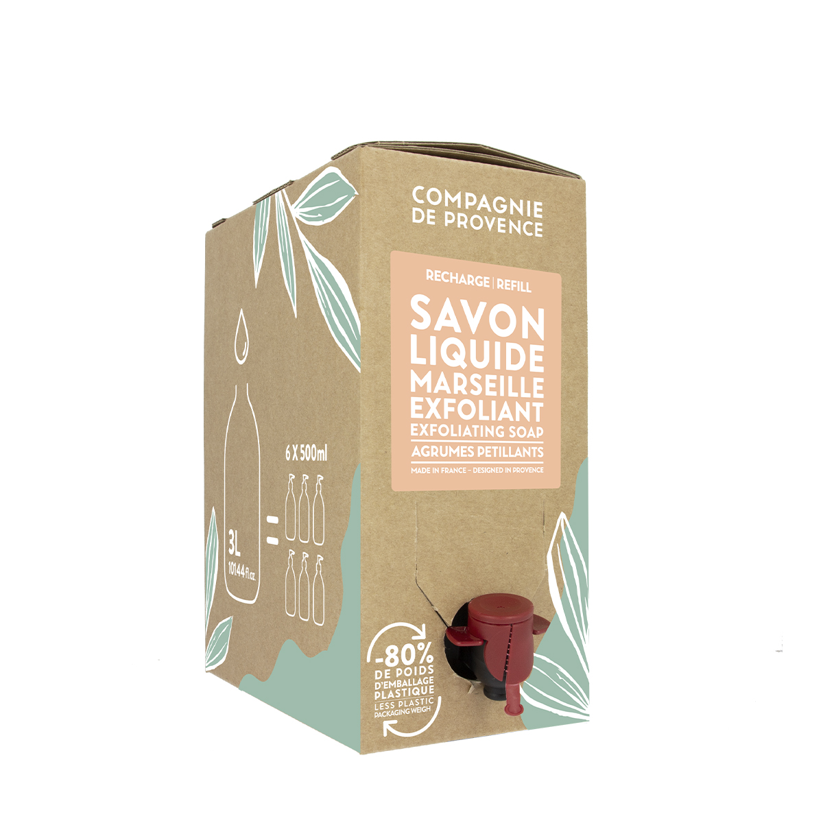 Exfoliating Liquid Soap Marseille Refill