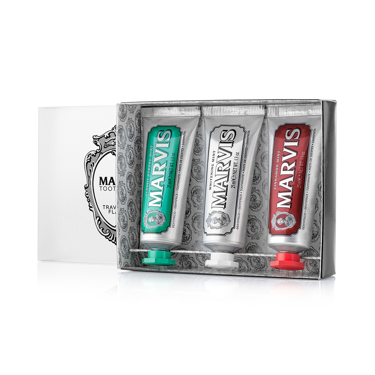 Toothpaste 3 Flavours Box - Classic, Whitening,Cinnamon