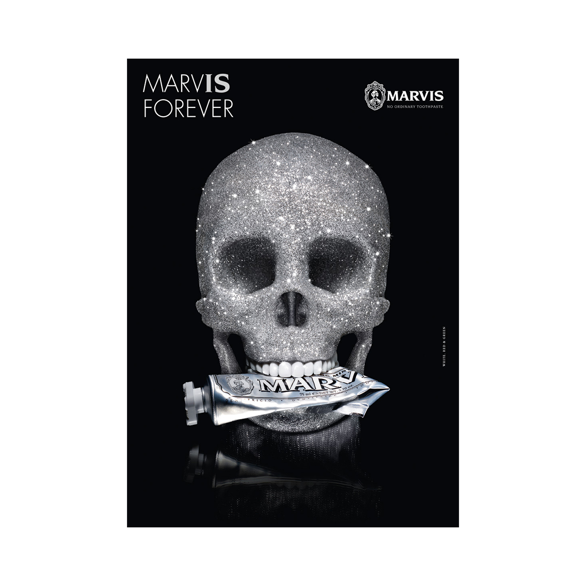 A1 Banner "Marvis Forever" mit Fuß