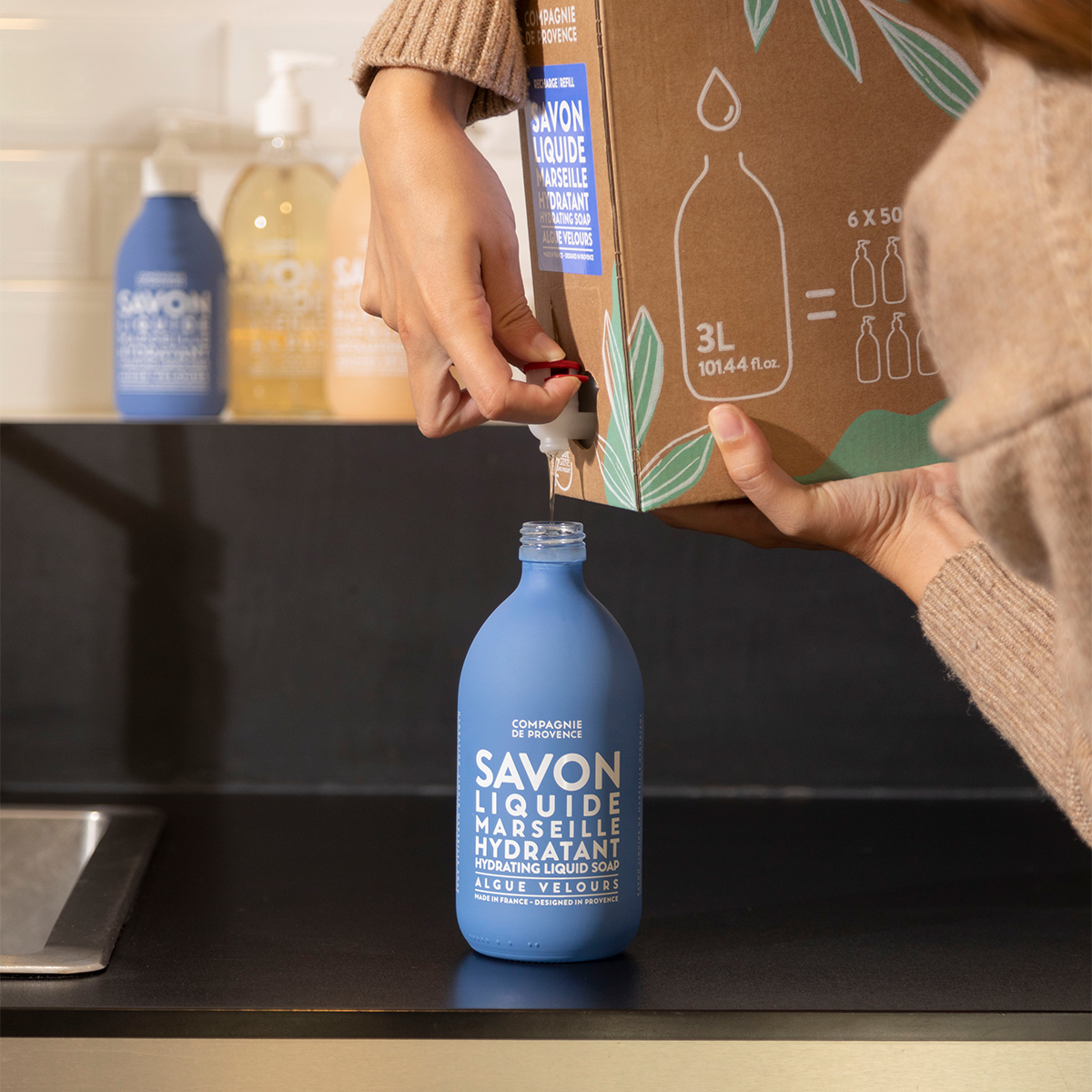 Exfoliating Liquid Soap Marseille Refill