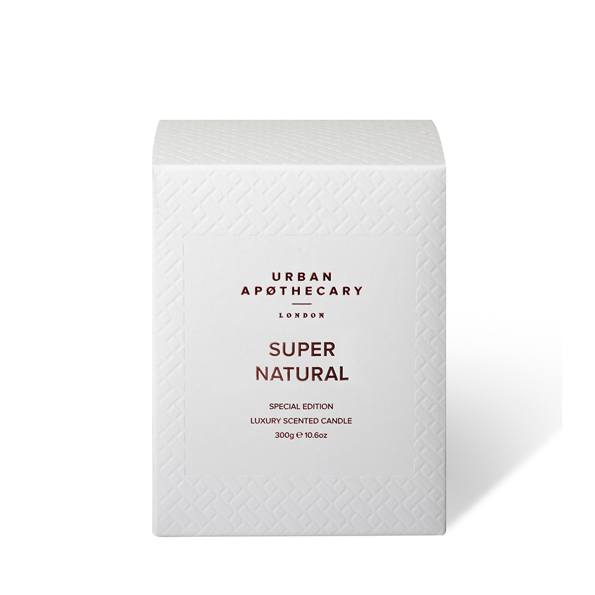 Luxury Boxed Glass Candle - Super Natural