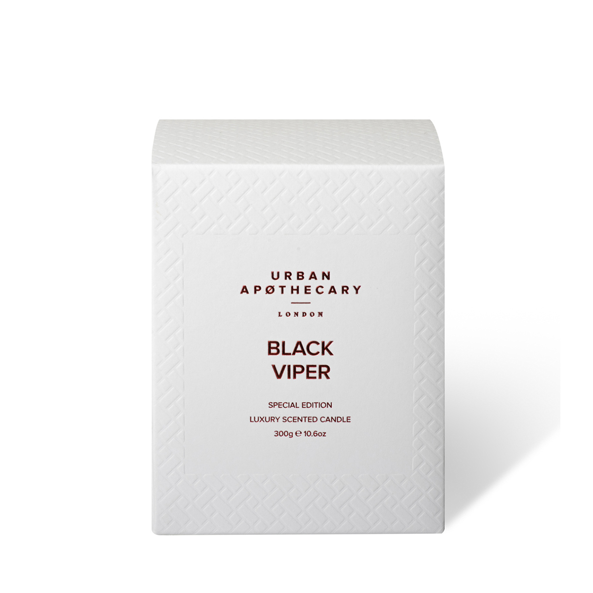 Luxury Boxed Glass Candle - Black Viper